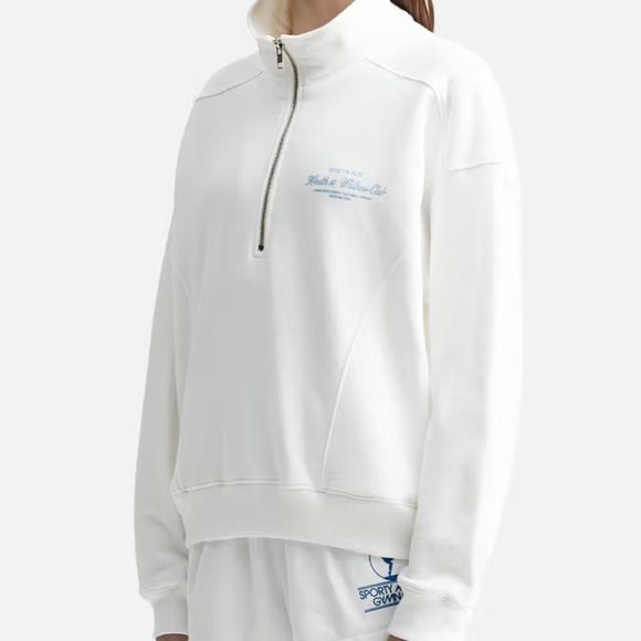 Sporty & Rich Tops - SPORTY & RICH athletic club half quarter zip sweatshirt